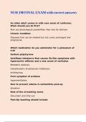 NUR 198 FINAL EXAM with correct answers