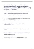 Texas LP-Gas dispensing exam&comma; LP-Gas safety&comma; propane dispensing test&comma; verified LP-Gas answers&comma; Texas propane regulations&comma; LP-Gas compliance exam&vert;&vert; LATEST UPDATE 2025&sol;26