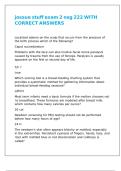 jossue stuff exam 2 nsg 222 WITH CORRECT ANSWERS