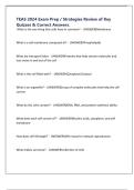 TEAS 2024 Exam Prep &sol; Strategies Review of Key Quizzes & Correct Answers&period;