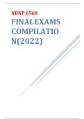 WALDEN UNIVERSITY NRNP 6568 Final Exams Compilation &lpar;2021&rpar; Exam Elaborations Questions and Solutions Study Guide