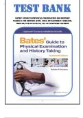 Test Bank for Bates&rsquo; Guide To Physical Examination and History Taking 14th Edition &lpar;LWW&comma; 2025&rpar; by Rainier P&period; Soriano&comma; Isbn no&semi; 9781975218348&comma; all 20 Chapters Covered
