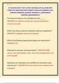 AV TECHNOLOGIST TEST LATEST 2025&sol;2026 ACTUAL EXAM WITH  COMPLETE QUESTIONS AND CORRECT DETAILED ANSWERS &lpar;100&percnt;  VERIFIED ANSWERS&rpar; &vert;ALREADY GRADED A&plus;&vert; &vert;&vert;PROFESSOR  VERIFIED&vert;&vert; &vert;&vert;BRANDNEW&excl;&excl;&excl;&vert;&vert; 
