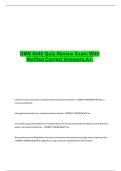 GMS 6440 Quiz Review Exam With Verified Correct Answers&comma;A&plus;&period;