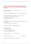 MCB 2410 - Chapter 13 & 14 Transcription and RNA Processing  Exam Questions and Answers 2025&sol;2026 with complete solution &vert;  Graded A&plus;