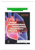 Test Bank - Clinical Manifestations and Assessment of Respiratory Disease&comma; 9th Edition &lpar;Des Jardins&comma; 2024&rpar;&comma; Chapter 1-45 &vert; All Chapters