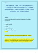 NSG554 Final Exam  &sol;NSG 554 Primary Care  Final Exam  Newest 2025&sol;2026 With Complete  Questions And Correct Answers &vert;Already Graded  A&plus;&vert;&vert;Brand New Version&excl;&vert;Wilkes 