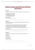 Behavior Change Specialist Exam Questions and Answers&period;pdf