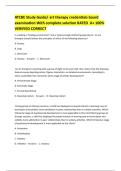 ATCBE Study Guide&sol; art therapy credentials board examination With complete solution RATED  A&plus; 100&percnt; VERIFIED CORRECT 