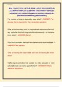 IMSA TRAFFIC TECH 1 ACTUAL EXAM LATEST 2025&sol;2026 ACTUAL  EXAM WITH COMPLETE QUESTIONS AND CORRECT DETAILED  ANSWERS &lpar;100&percnt; VERIFIED ANSWERS&rpar; &vert;ALREADY GRADED A&plus;&vert;  &vert;&vert;PROFESSOR VERIFIED&vert;&vert; &vert;&vert;BRANDNEW&excl;&excl;&excl;&vert;&vert;
