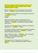 ELECTROLYSIS IBEC&plus;LASER STATE BOARD PRACTICE TEST  2025&sol;26 GUARANTEED PASS QUESTIONS AND ACCURATE  ANSWERS LATEST A&plus; SCORE