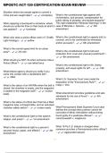 MPOETC ACT 120 CERTIFICATION EXAM REVIEW