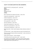 AVOP YYZ EXAM QUESTIOS AND ANSWERS