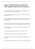 Exam 1 Study Guide cgs 2518 FSU 2025 updated questions and answers