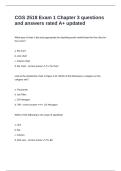 CGS 2518 Exam 1 Chapter 3 questions and answers rated A&plus; updated