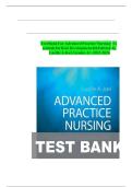 Test Bank For Advanced Practice Nursing&colon; Essentials for Role Development 4th Edition by Lucille A Joel 9780803660441 Chapter 1-30 Complete Guide