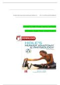 Test Bank for Hole&rsquo;s Human Anatomy and Physiology&comma; 16th Edition&comma; Charles Welsh&comma; Cynthia Prentice-Craver All 24 Chapters Covered and verified ISBN&colon;9781264262885 Newest Edition