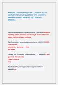  NURS2502 - Pathophysiology Exam 2 &comma; 2025&sol;2026 ACTUAL  COMPLETE REAL EXAM QUESTIONS WITH ACCURATE  ANSWERS &lpar;VERIFED ANSWERS&rpar; &vert; GET IT RIGHT&excl;&excl;                           GRADED A&plus; 