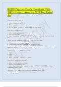 REHS Practice Exam Questions With 100&percnt; Correct Answers 2025 Top Rated A&plus;