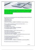 NCCT BILLING AND CODING Final Exam Questions With 100&percnt; Correct Answers 2025 Top Rated A&plus;