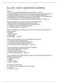 BUL 5810 - EXAM 1 QUESTIONS & ANSWERS