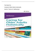 Test Bank for Caring for Older Adults Holistically 8th Edition by Tamara R&period; Dahlkemper&period; All Chapters&vert; Latest 2025