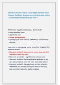 Edmentum Personal Finance Course EXAM 2025&sol;2026 Actual  Complete Real Exam  Questions and verified accurate solution   &lpar; Correct detailed & elaborated&rpar; 2025 TEST&excl;&excl; 
