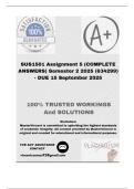 SUS1501 Assignment 5 &lpar;COMPLETE ANSWERS&rpar; Semester 2 2025 &lpar;634299&rpar; - DUE 15 September 2025&semi; 100&percnt; correct solutions and explanations&period; 
