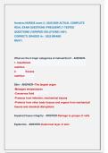 Hondros NUR205 exam 2 &vert; 2025&sol;2026 ACTUAL COMPLETE  REAL EXAM QUESTIONS &vert;FREQUENTLY TESTED                QUESTIONS &vert;&vert;VERIFIED SOLUTIONS &lpar;100&percnt;                              CORRECT&rpar; GRADED A&plus; &sol; 2025 BRAND                                            NEW&excl;&excl;