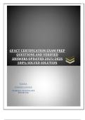 GFACT CERTIFICATION EXAM PREP QUESTIONS AND VERIFIED ANSWERS UPDATED 2025&sol;2026 100&percnt; SOLVED SOLUTION