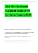 CNA Florida Nurse Assistant Exam