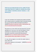 PEDS Hesi final EXAM 2025&sol;2026 ACTUAL COMPLETE REAL  EXAM QUESTIONS WITH COMPLETE VERIFIED SOLUTIONS  &lpar;100&percnt; CORRECT ANSWERS&rpar; ALREADY GRADED A&plus; &sol; 2025  BRAND NEW&excl;&excl;