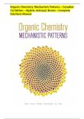 SOLUTIONS MANUAL for Organic Chemistry&colon; Mechanistic Patterns 1st Edition by Ogilvie&comma; Ackroyd&comma; Browning&comma; Deslongchamps&comma; Sauer &vert;&vert;ISBN&colon; NO 9780176500269&vert;&vert;All Chapters 