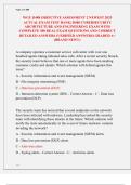 WGU D488 OBJECTIVE ASSESSMENT 2 NEWEST 2025&sol; 2026 ACTUAL EXAM TEST BANK&vert; D488 CYBERSECURITY ARCHITECTURE AND ENGINEERING OA EXAM WITH COMPLETE 300 REAL EXAM QUESTIONS AND CORRECT DETAILED ANSWERS &lpar;VERIFIED ANSWERS&rpar; ALREADY GRADED A&plus; &lpar;BRAND NEW&excl;&excl;&rpar;