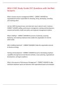 WGU C202 Study Guide 257 Questions with Verified Answers&comma;100&percnt;CORRECT
