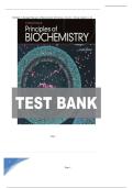 Test Bank For Lehninger Principles of Biochemistry&comma; 8th Edition &lpar;Nelson&comma; 2022&rpar;&comma; 9781319228002&comma; Chapter 1-28 All Chapters with Answers and Rational