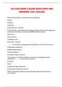CIS 3050 BANK 2 EXAM QUESTIONS AND ANSWERS 100&percnt; SOLVED 