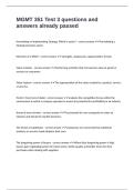 MGMT 351 Test 3 questions and answers already passed