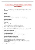 CIS 3050 BANK 1 EXAM QUESTIONS AND ANSWERS 100&percnt; CORRECT 
