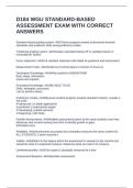 D184 WGU Standard