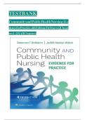 TEST BANK - Community and Public Health Nursing&colon; Evidence for Practice 4th Edition by DeMarco & Walsh&comma; Chapters 1-25 &vert; All Chapters Covered &vert; Latest Updated&period;