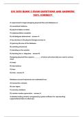 CIS 3050 BANK 3 EXAM QUESTIONS AND ANSWERS 100&percnt; CORRECT 