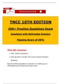 TNCC 10th Edition &ndash; 350&plus; Practice Questions Exam &vert; Rationales & Answers &vert; Complete TNCC Prep 2025