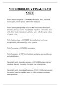 MICROBIOLOGY FINAL EXAM QUESTIONS AND ANSWERS 2025