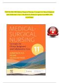 TEST BANK FOR Medical-Surgical Nursing&colon; Concepts for Clinical Judgment and Collaborative Care 11th edition by Donna D&period; Ignatavicius ISBN&colon; 978-0323878265 COMPLETE GUIDE WITH RATIONALES 100&percnt; VERIFIED A&plus; GRADE ASSURED&excl;&excl;&excl;&excl;NEW LATEST UPDATE&excl;&excl;&excl;&excl;&excl;&excl;