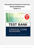 Understanding the Essentials of Critical Care  Nursing 3rd Edition Perrin   Chapters1 - 19 