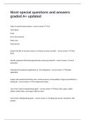 Nicet special questions and answers graded A&plus; updated