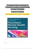 Test Bank for Davis Advantage for Townsend's Psychiatric Mental Health Nursing&comma; 11th Edition by Karyn I&period; Morgan Latest&vert; Chapter Guide 1 -38 &vert; Expert Verified Q&As