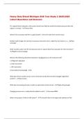 Heavy Duty Diesel Michigan SOS Test Study 2 2025-2026  Latest Questions and Answers