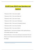 QASP Exam 2026 Exam Questions and Answers